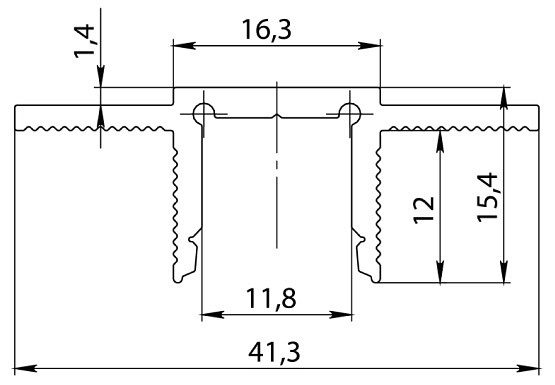 Профиль встраиваемый DesignLed LG 00-00010360