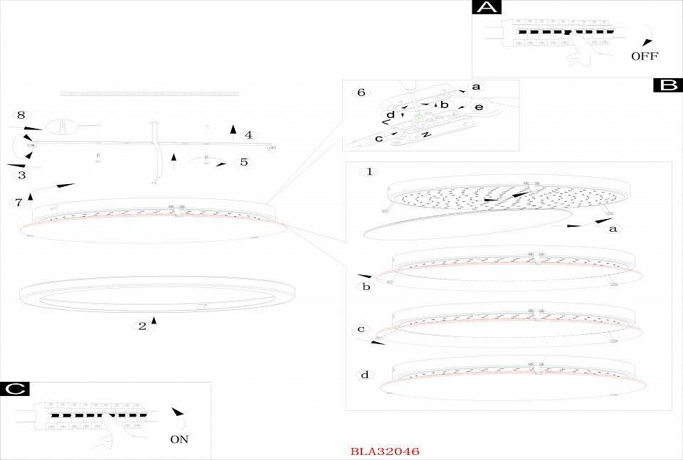 Накладной светильник Eglo ПРОМО Arezzo 2 32046