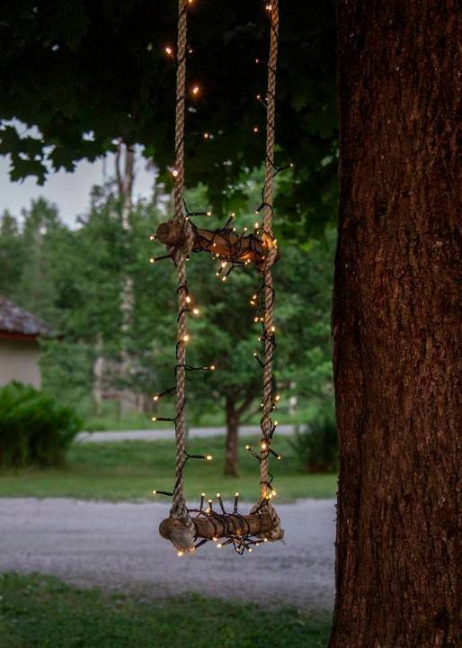 Гирлянда Нить Eglo Akku 50LED на батарейках 411077