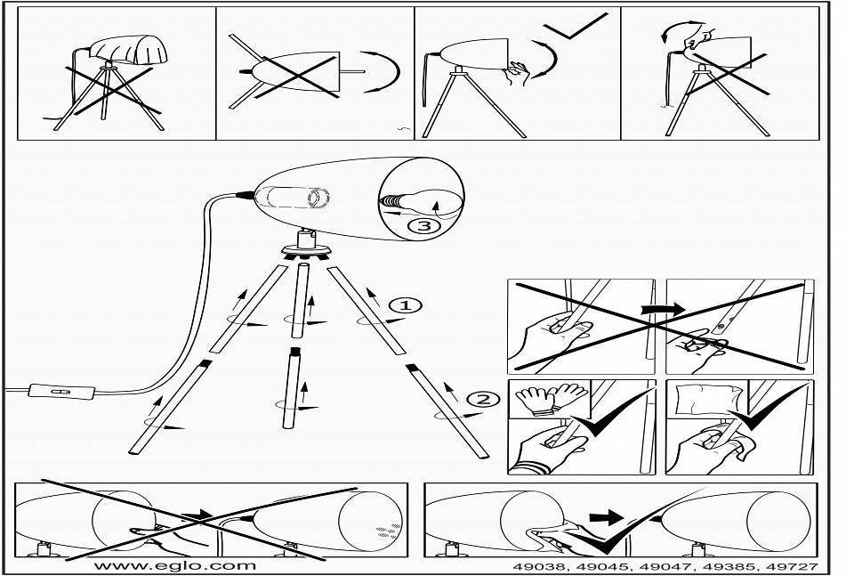 Настольная лампа декоративная EGLO Chester 49385