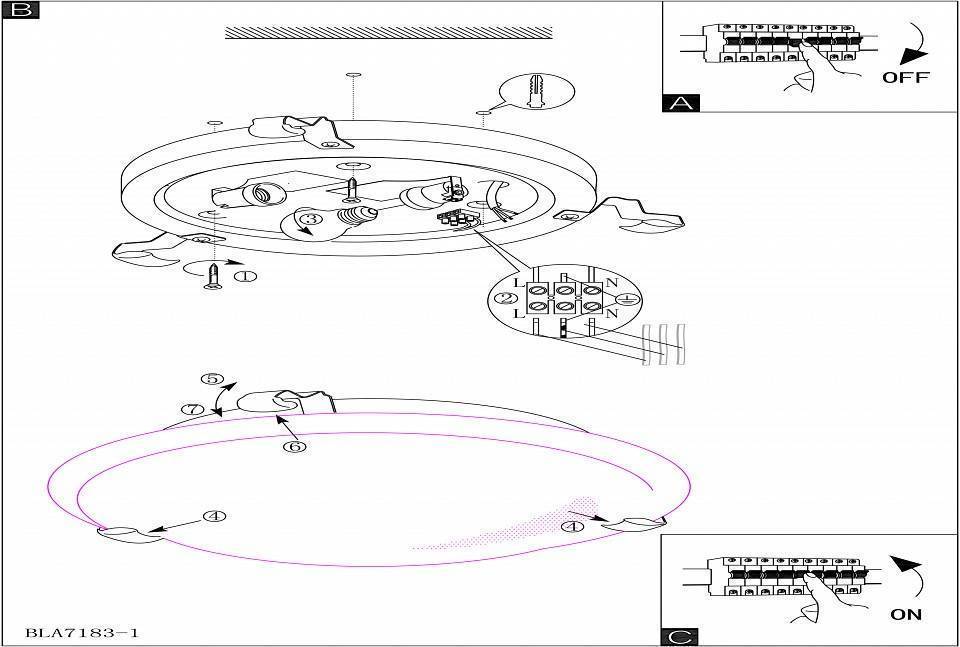 Светильник потолочный Eglo Salome 300 мм 7184