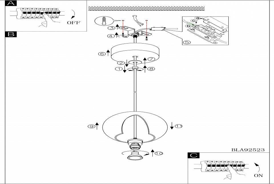 Подвесной светильник Eglo Pratella 92523