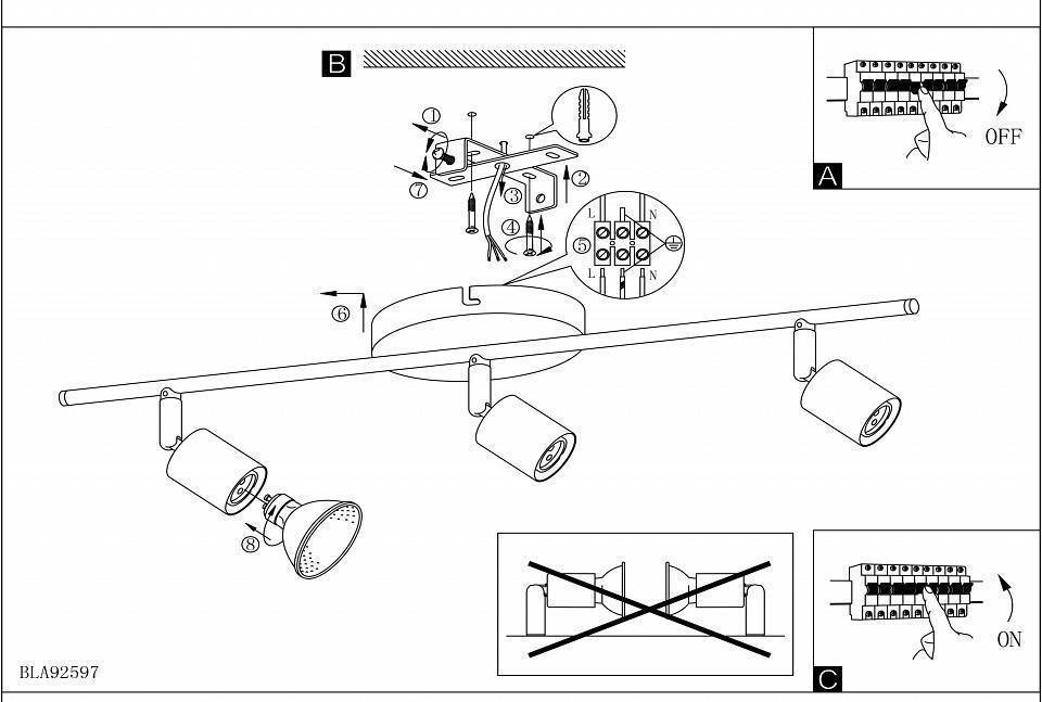 Спот Eglo ПРОМО Buzz-LED 92597