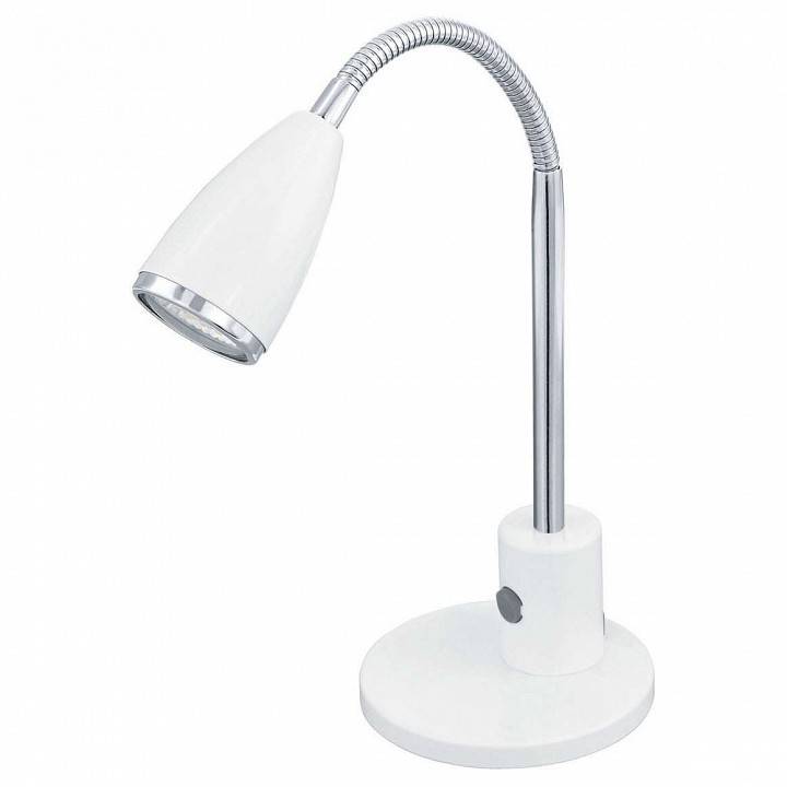 Настольная лампа офисная Eglo Fox E14 белая 92872