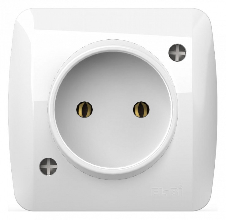 Розетка без заземления Elbi Eleсtriс Alsu 7 504-010200-215
