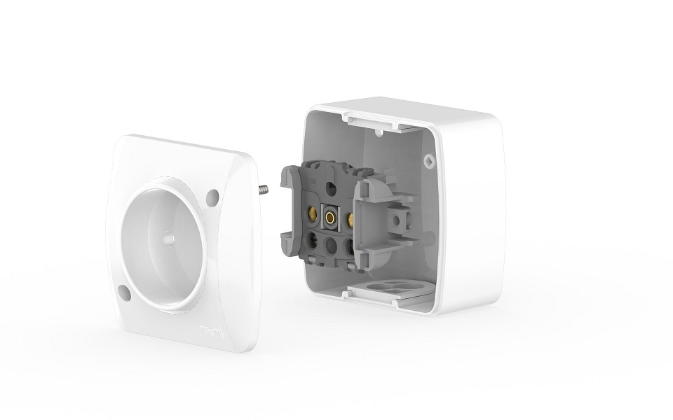 Розетка без заземления Elbi Eleсtriс Alsu 7 504-010200-215