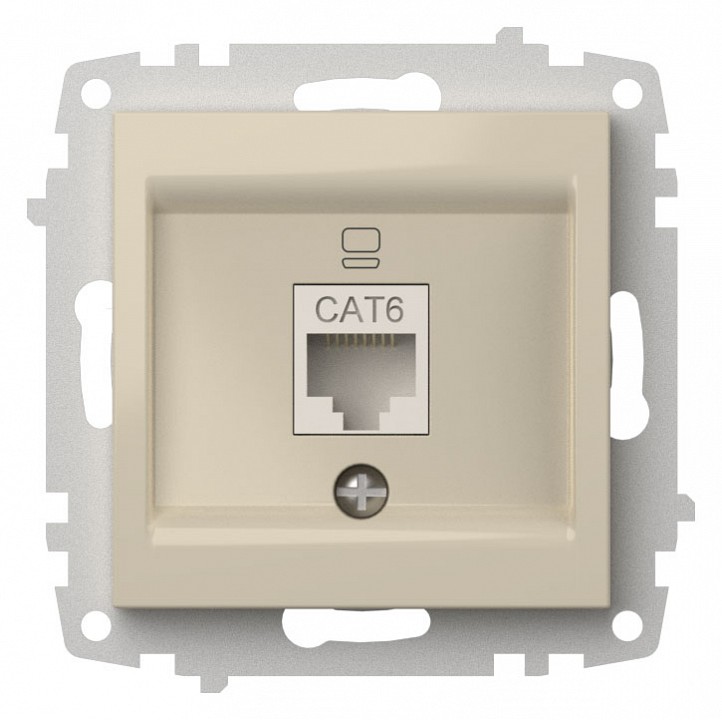 Розетка Ethernet RJ-45 без рамки Elbi Eleсtriс Zena Vega 609-010300-247