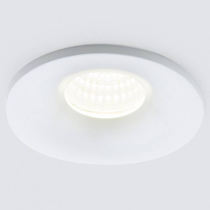 Встраиваемый светильник Elektrostandard 15270/LED белый/хром a056024