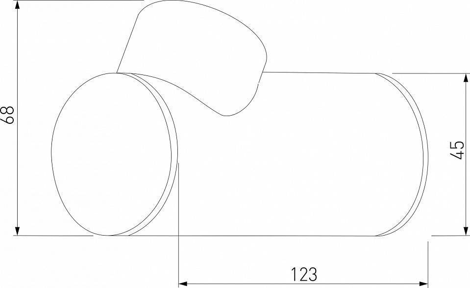 Накладной светильник Elektrostandard Ray a056371