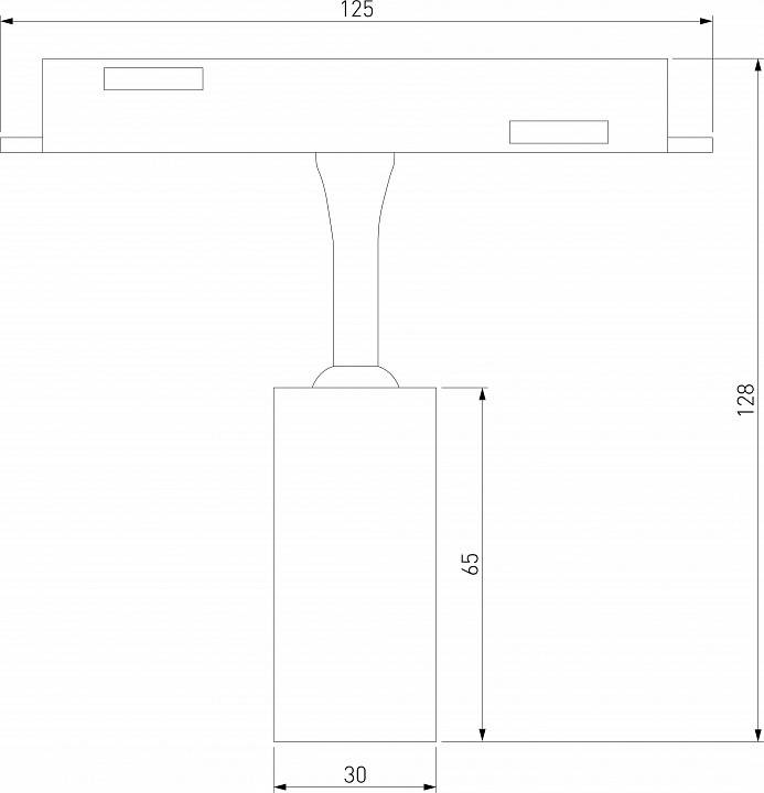 Светильник на штанге Elektrostandard Slim Magnetic a062798