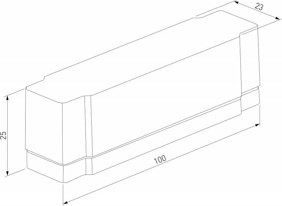Плата декоративная для трека Elektrostandard Flat Magnetic a063735