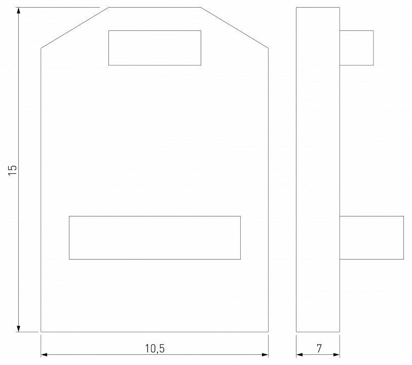 Заглушка для трека Elektrostandard Mini Magnetic a065634