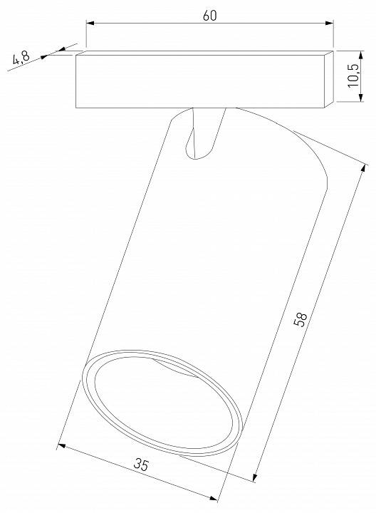 Светильник на штанге Elektrostandard Mini Magnetic a065645