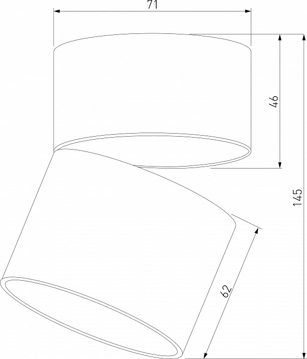 Накладной светильник Elektrostandard Rolly a067487