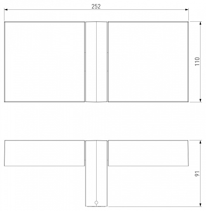Накладной светильник Elektrostandard Twin 35170/D