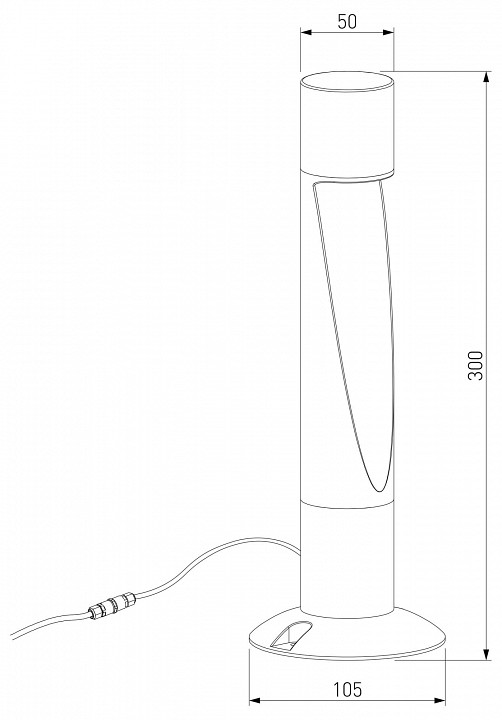 Наземный низкий светильник Elektrostandard Recess 35177/S