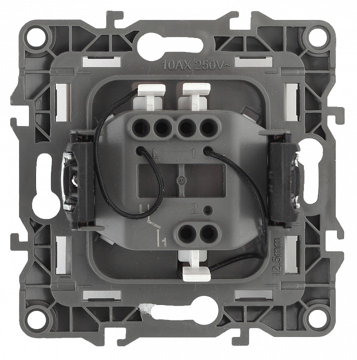 Выключатель одноклавишный с подсветкой без рамки Эра Эра 12 12-1102-01