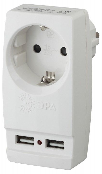 Разветвитель Эра  SP-1e-USB-W