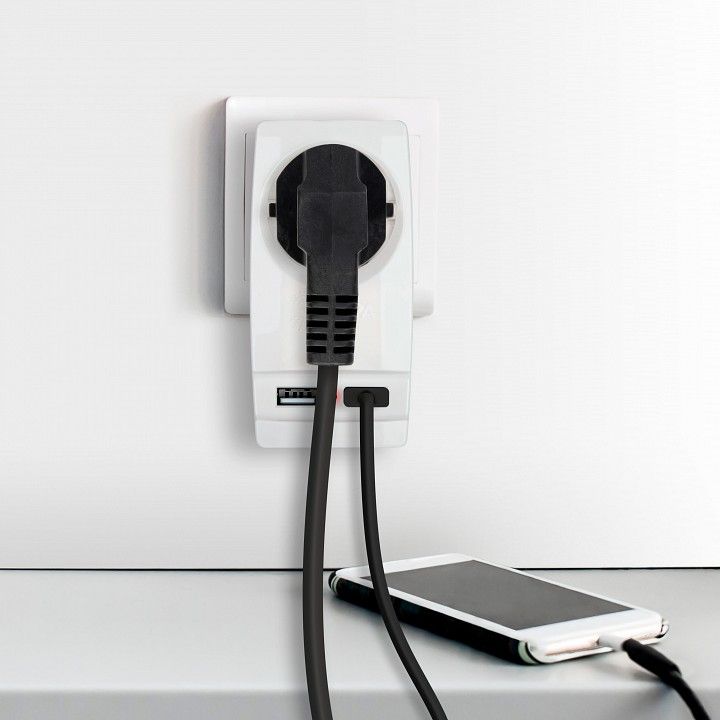 Разветвитель Эра  SP-1e-USB-W