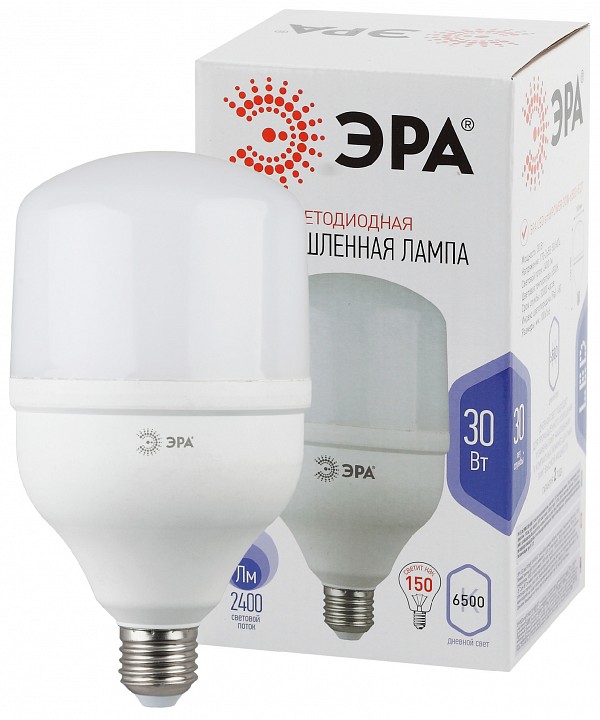 Лампа светодиодная Эра Стандарт LED POWER T100-30W-6500-E27