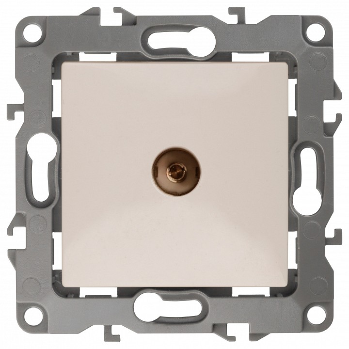 ТВ-розетка проходная без рамки Эра Эра 12 12-3102-02