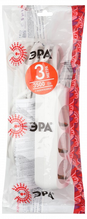 Удлинитель Эра  U-3e-3m-3x1