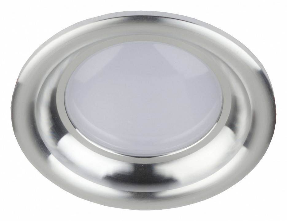 Встраиваемый светильник ЭРА KL LED 17-7 SL серебро Б0030405