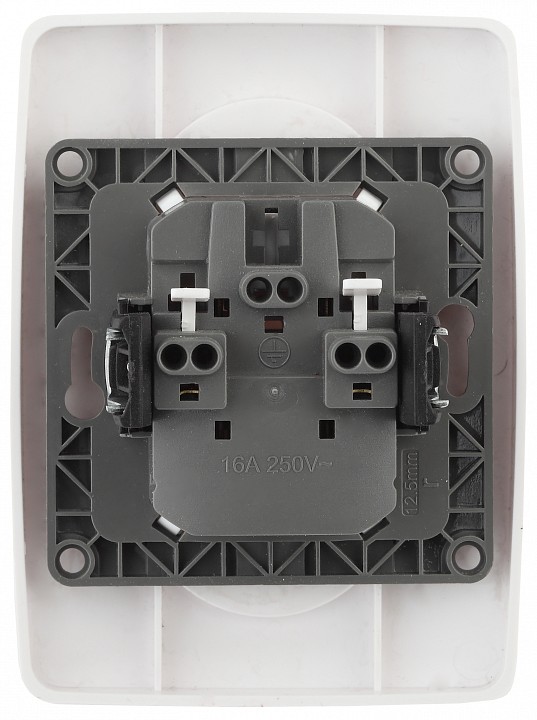 Розетка двойная без заземления Эра Эра 12 12-2107-01