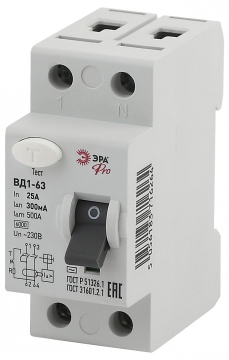 Устройство защитного отключения 2P Эра ВД1-63 NO-902-49