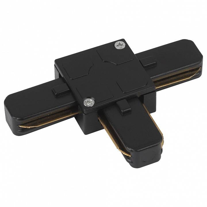 Соединитель T-образный для треков Эра TR7 черный TR7-C 2W T BK