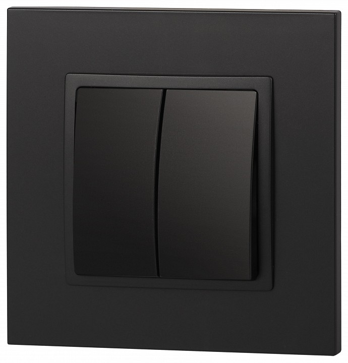 Выключатель двухклавишный без рамки Эра Эра Elegance 14-1104-05