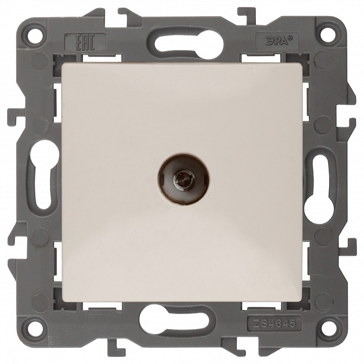 Механизм ТВ-розетки проходной Эра Эра Elegance 14-3102-02