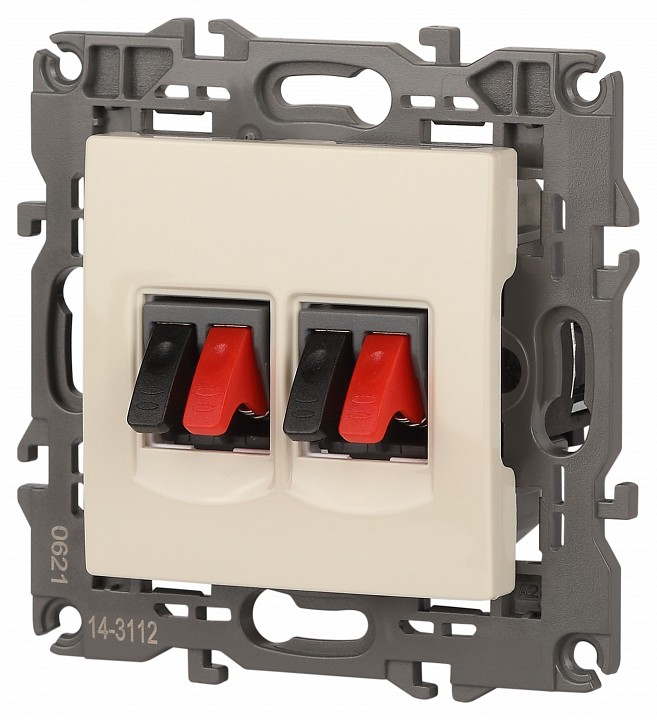 Розетка акустическая без рамки Эра Эра Elegance 14-3112-02