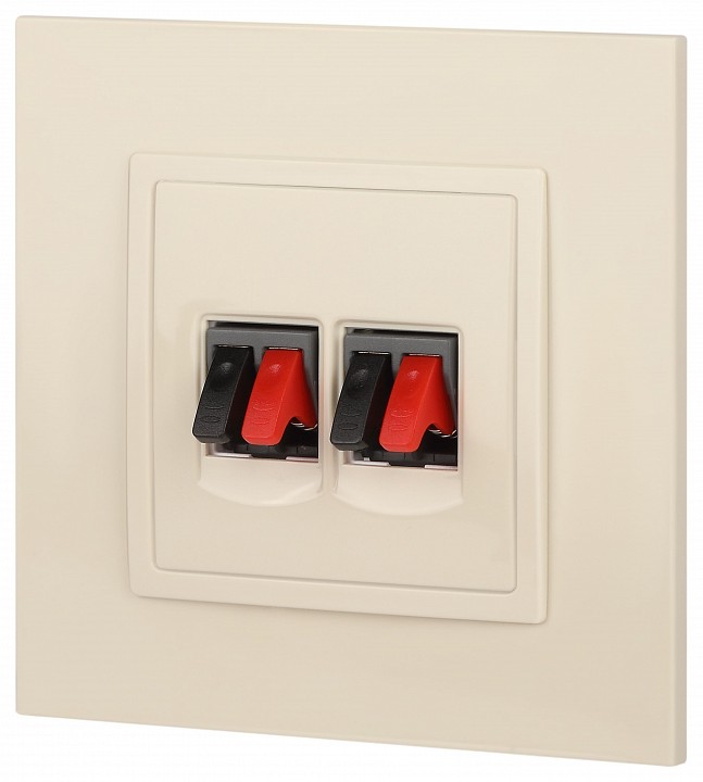 Розетка акустическая без рамки Эра Эра Elegance 14-3112-02