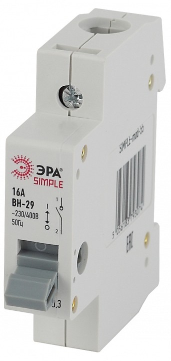 Выключатель нагрузки 1P Эра ВН-29 SIMPLE-mod-55