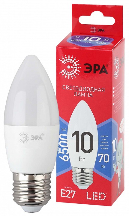 Лампа светодиодная Эра  LED B35-10W-865-E27 R