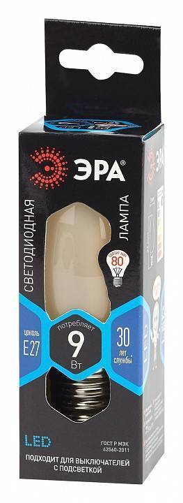 Лампа светодиодная филаментная ЭРА F-LED A60 9 Вт E27 4000 K Б0046998