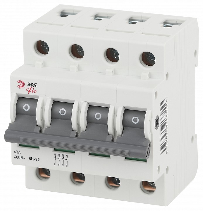 Выключатель нагрузки 4P Эра ВН-32 NO-902-174