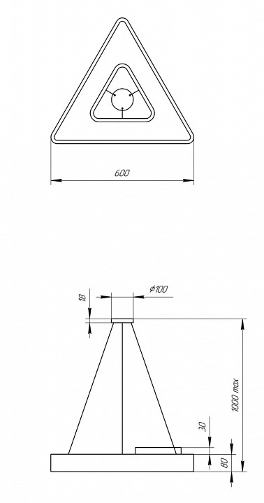 Подвесной светильник Эра Delta Б0050578