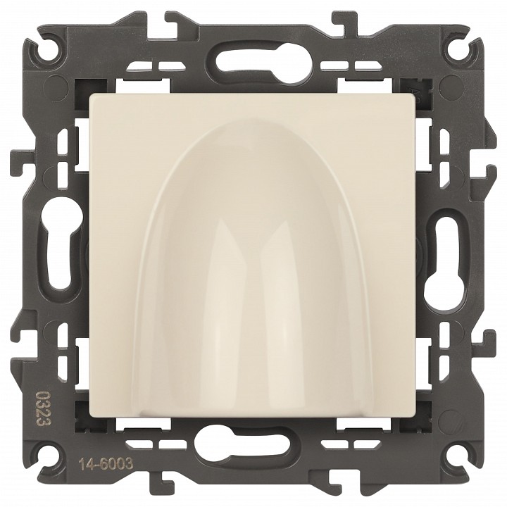 Розетка для вывод кабеля без рамки Эра Эра Elegance 14-6003-02