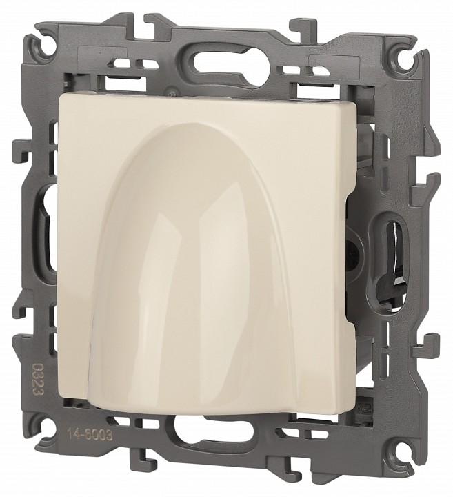 Розетка для вывод кабеля без рамки Эра Эра Elegance 14-6003-02