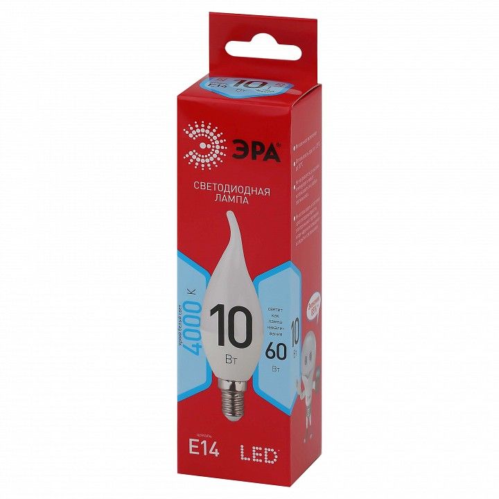 Лампа светодиодная Эра  LED BXS-10W-840-E14 R