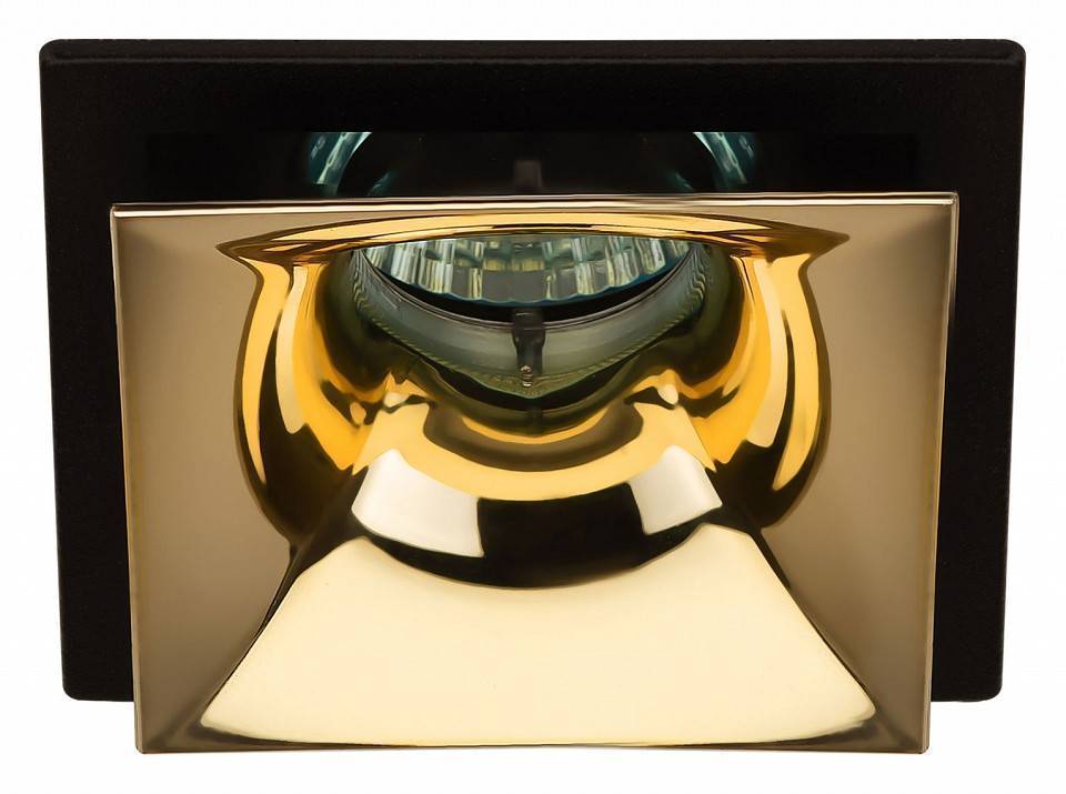 Встраиваемый светильник ЭРА KL 102 золото/хром Б0056358