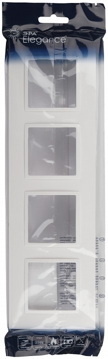 Рамка на 4 поста Эра Эра Elegance 14-5014-01