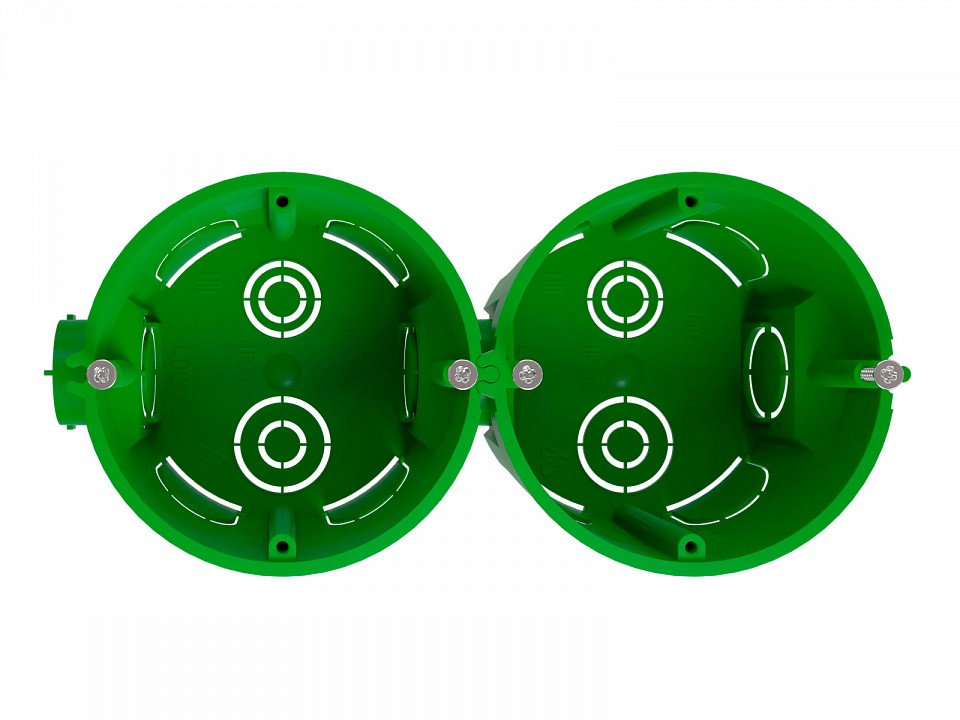 Подрозетник Эра  KUTS1-68-45-green