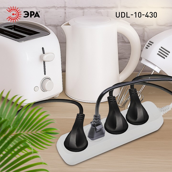 Удлинитель Эра  UDL-10-430