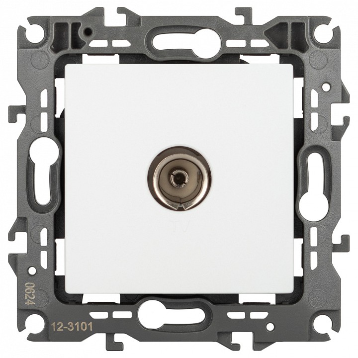 ТВ-розетка без рамки Эра Эра 12 12-3101-01М