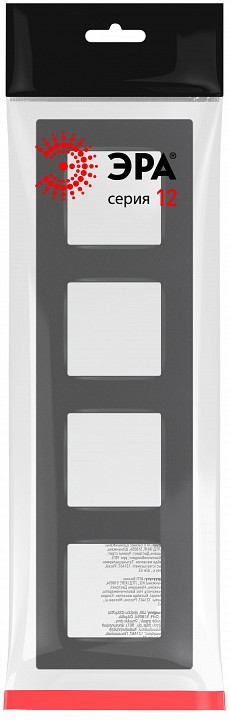 Рамка на 4 поста Эра Эра 12 12-5204-12