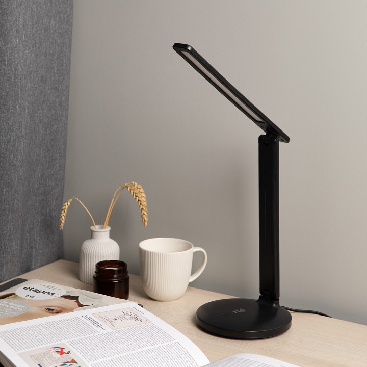 Настольная лампа декоративная Эра NLED-526 10 Вт NLED-526-10W-BK