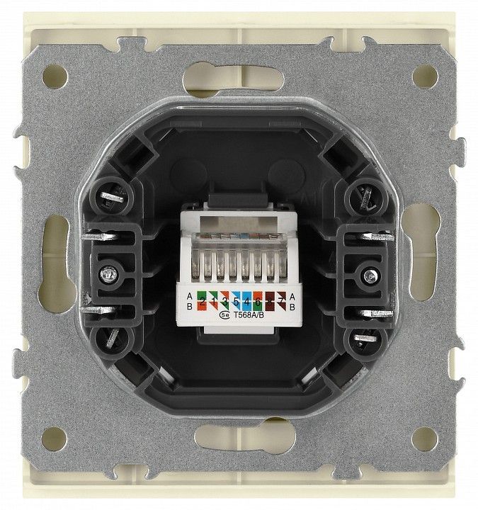 Розетка Ethernet RJ-45 без рамки Эра Arktik Б0070475